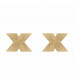 Золотистые крестообразные пэстисы FLASH CROSS PASTIES