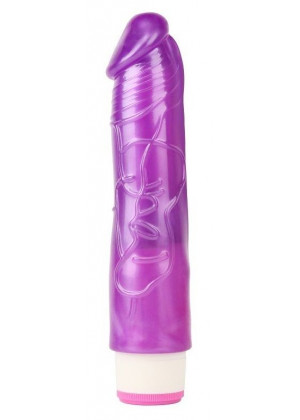 Фиолетовый вибратор Sexy Whopper - 20,2 см.
