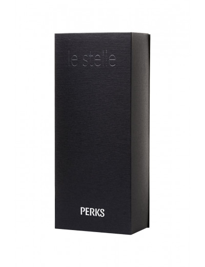 Розовый вибратор Le Stelle PERKS SERIES EX-3 с двумя сменными насадками