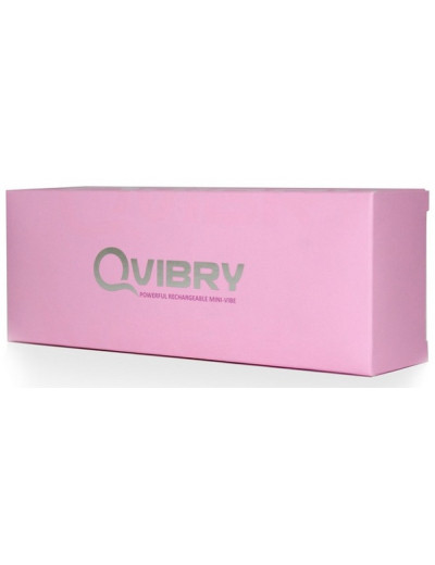 Розовый клиторальный вибромассажёр Qvibry