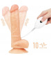 Женский страпон с вибрацией Vibrating Easy Strapon Set 7.5 - 20 см.