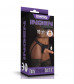 Женский страпон с вибрацией Vibrating Easy Strapon Set 7.5 - 20 см.