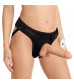 Женский страпон с вибрацией Vibrating Easy Strapon Set 7.5 - 20 см.
