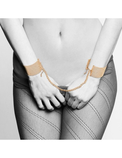 Дизайнерские золотистые наручники Desir Metallique Handcuffs Bijoux