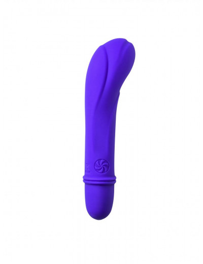 Фиолетовый мини-вибратор Universe Secret Flower - 12,6 см.