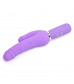 Фиолетовый вибратор Levina Double Penis - 21,5 см.