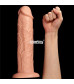 Телесный фаллоимитатор-гигант 11 Realistic Long Dildo - 28 см.