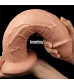 Телесный фаллоимитатор-гигант 11 Realistic Long Dildo - 28 см.