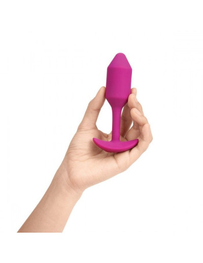 Розовая пробка для ношения с вибрацией Snug Plug 2 - 11,4 см.