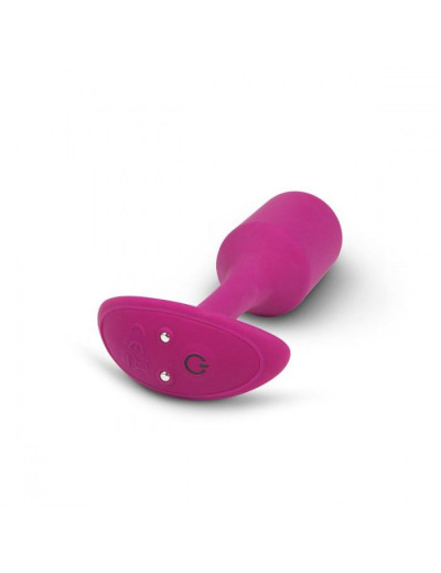 Розовая пробка для ношения с вибрацией Snug Plug 2 - 11,4 см.