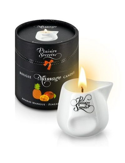 Массажная свеча с ароматом манго и ананаса Bougie de Massage Ananas Mangue - 80 мл.