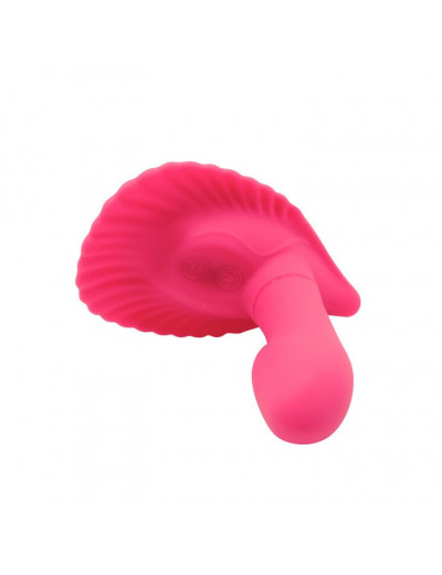 Клиторальный стимулятор с вагинальной пробкой Fancy Clamshell