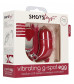 Красное виброяйцо Medium Wireless Vibrating G-Spot Egg с пультом - 7,5 см.
