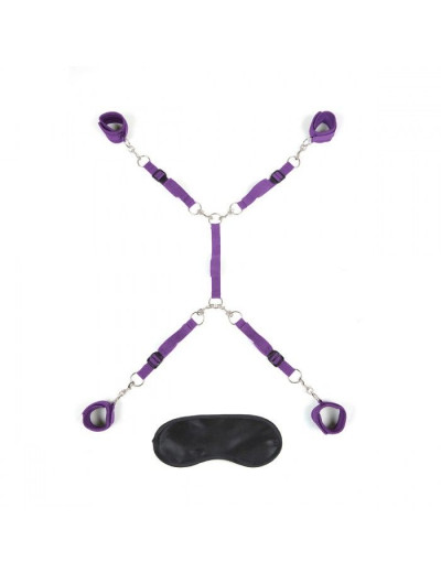 Фиолетовый набор фиксаций на кровати Classic Bed Spreader