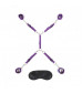 Фиолетовый набор фиксаций на кровати Classic Bed Spreader