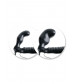 Безремневой страпон с ручным насосом Inflatable Vibrating Strapless Strap-On - 16,5 см.