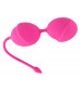 Розовые вагинальные шарики Silicone Love Balls