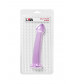 Фиолетовый фаллоимитатор Jelly Dildo M - 18 см.