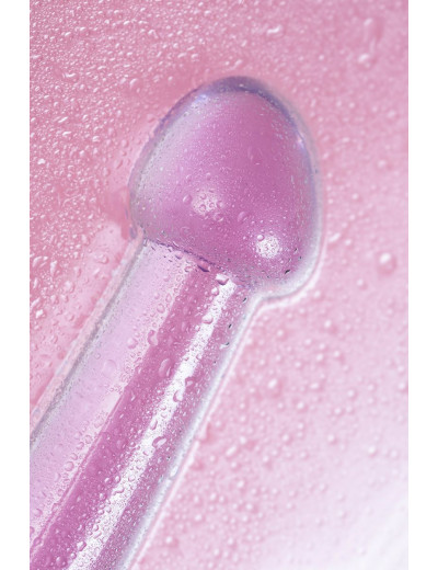 Фиолетовый фаллоимитатор Jelly Dildo M - 18 см.