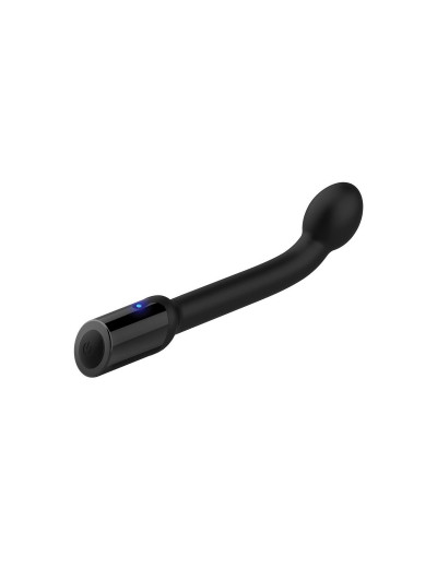 Черный вибростимулятор простаты Rechargeable Prostate Probe - 21,7 см.