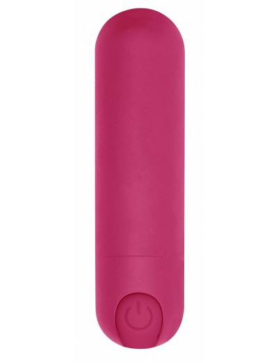 Розовая перезаряжаемая вибропуля 7 Speed Rechargeable Bullet - 7,7 см.