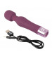 Фиолетовый жезловый вибратор Wand Vibe - 18,4 см.