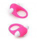 Розовое эрекционное кольцо LIT-UP SILICONE STIMU RING 6