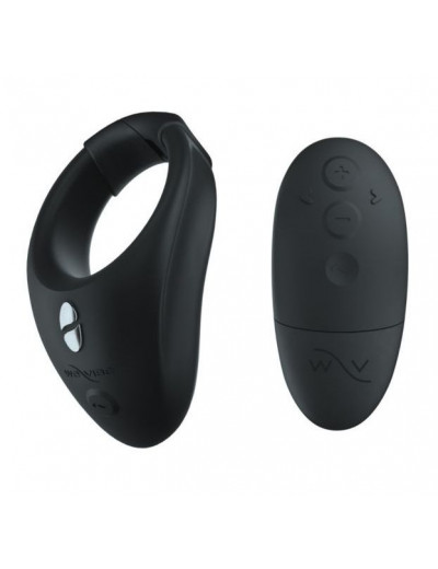 Черное эрекционное кольцо для ношения We-Vibe Bond