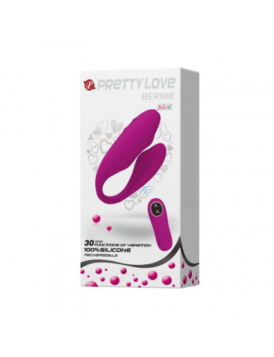 Вибратор для двоих с дистанционным управлением  Pretty Love Berny