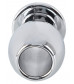 Алюминиевая анальная пробка с тоннелем Lust Tunnel Plug - 6,5 см.