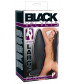 Чёрный анальный стимулятор Silicone Butt Plug Large - 12 см.