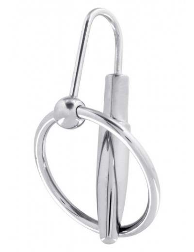 Эрекционное кольцо с катетером Penisplug W Glansring