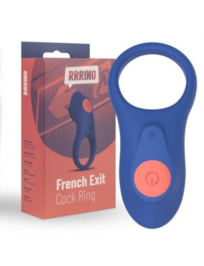 Синее эрекционное кольцо RRRING French Exit Cock Ring