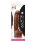 Кофейный фаллоимитатор Dual Density 5 Dildo - 17,3 см.