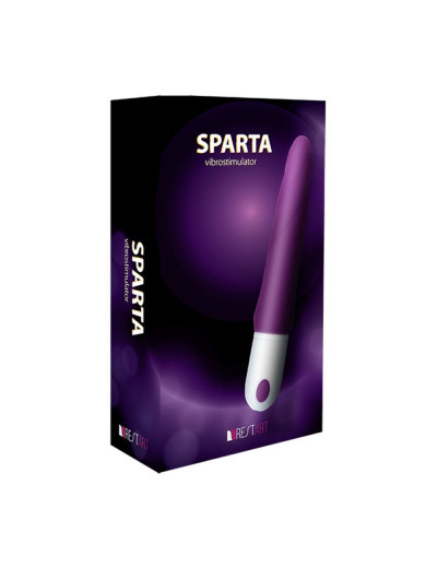 Розовый гибкий рельефный вибратор Sparta - 23 см.