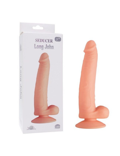 Телесный фаллоимитатор SEDUCER Long John - 21,5 см.