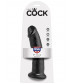 Чёрный фаллоимитатор 9  Cock - 22,9 см.