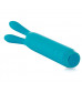 Голубой вибратор с ушками Rabbit Bullet Vibrator - 8,9 см.