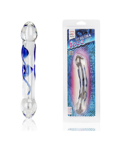 Двусторонний фаллоимитатор Ultra Love - 20 см.