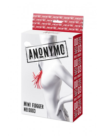 Красно-черный флоггер Anonymo - 28 см.