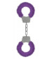 Фиолетовые пушистые наручники OUCH! Purple