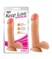 Телесный фаллоимитатор Cute Dildo - 17,5 см.