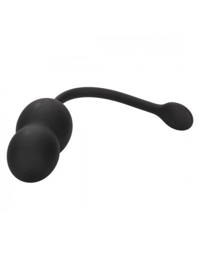 Черные вагинальные виброшарики с браслетом-пультом Wristband Remote Ultra-Soft Kegel System
