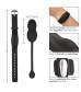 Черные вагинальные виброшарики с браслетом-пультом Wristband Remote Ultra-Soft Kegel System