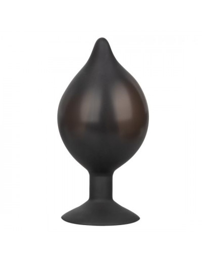 Расширяющаяся анальная пробка со съемным шлангом Large Silicone Inflatable Plug - 13,25 см.