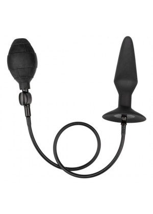 Расширяющаяся анальная пробка со съемным шлангом Large Silicone Inflatable Plug - 13,25 см.