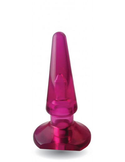 Фиолетовая анальная пробка ANAL STIMULATOR - 7,7 см.