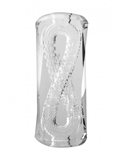 Прозрачный мастурбатор MensMax Xross Beads х Rock Open