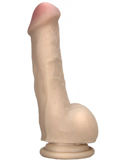 Реалистичны вибромассажёр на присоске REALSTUFF 6.5INCH VIBRATOR III - 16,5 см.
