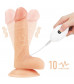 Женский страпон с вибрацией Vibrating Easy Strapon Set 7.0 - 18 см.